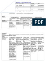 Planificacion Semanal P6 2023