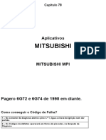 Esquema Elétrico Com Testes Mitsubishi Pajero MPI 6G72 e 6G74 de 1998 em Diante