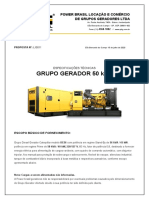 50kVA-PBG - Especificações - Técnicas - Grupos - Geradores