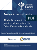 Documento de Análisis Jurídico Del Mecanismo de Extensión de Jurisprudencia PDF