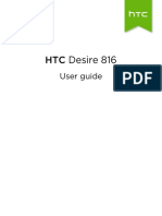 HTC Desire 816 User's Manual PDF