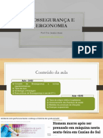 Aula I - BIOSSEGURANÇA E ERGONOMIA PDF