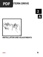 Alpha Stern Drive: Installation and Adjustments