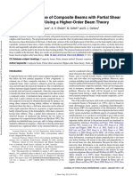 PAPER - Chakrabarti - 2013 - Dynamic Response Composite Beams Partial Shear Interaction Higher-Order Beam