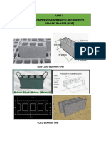 UNIT 3 c.COMPRESSIVE STRENGTH OF CONCRETE HOLLOW BLOCKS