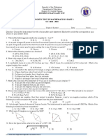 GRADE 9 DIAGNOSTIC TEST IN MATH PART 2 Final