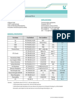 (UL ANSI: FR-4.0) Conventional FR-4: Features Applications