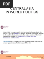 Central Asia - in World Politics - Week.3.2