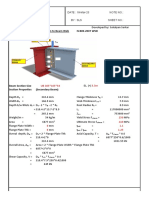 Shear Connection Beam To Beam by Fin Plate by Is Code