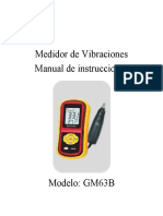 Medidor de Vibraciones 