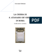 La Chiesa Di S. Atanasio De' Greci in Roma: Giovanni Fabriani