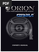 Cobalt Coaxials Manual