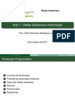 Aula 1 Redes Industriais e Automacao