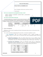 Derivational and Inflectional Morphology PDF