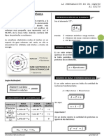 Repaso Estrutura Atomica, Conf. Elect, Num Cuanticos Teoria