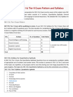 SSC CGL 2022 Tier I & Tier II Exam Pattern and Syllabus