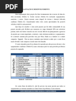 Custos Implantaçao e Desenvolvimento