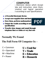 1 Fundamental of Computer