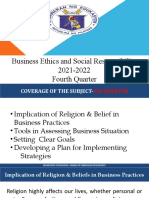 Business Ethics and Social Responsibility2020 2021second Quarter