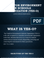 Youth For Environment in Schools Organization (Yes-O