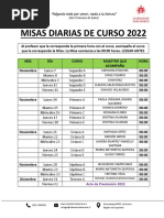 Misas Diarias 2022 NOVIEMBRE - DICIEMBRE