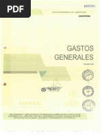 Gastos Generales Fijos y Variables