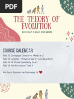 Module 3 - The Theory of Evolution