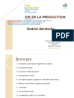 GESTION DES STOCKS - Enseignant