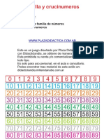 Grilla y Crucigramas Numericos Plaza Didáctica