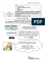 Ficha Pedagogica, Intencidad de Corriente Electrica, 3ro Bgu