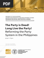 The Party Is Dead Long Live The Party Reforming The Party PDF