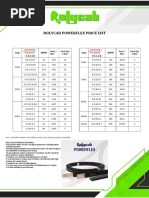 Copper Busbar Powerflex Price List