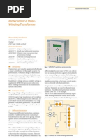 Protection of Three Winding Transformer en