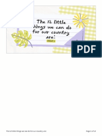 The 12 Little Things We Can Do For Our Country Are PDF