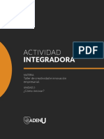 AI - Taller de Creatividad e Innovación Empresarial - U2