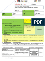 3° Sesión de Aprendizaje - Ie 03 N°80892 Los Pinos