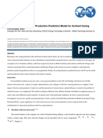 Establishment For Sand Production Prediction Model For Inclined Casing Perforated Well