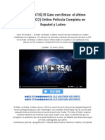 Ver El Gato Con Botas El Ultimo Deseo 2022 Online PDF