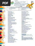 LISTA DE ÚTILES 3 Años PDF