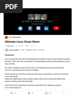 Ultimate Linux Cheat Sheet PDF