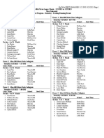 Saturday Evening Track Events