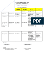 Workplan in Reading