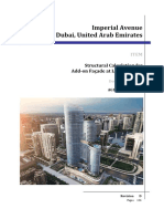 Imperial Avenue Dubai, United Arab Emirates: Structural Calculation For Add On Façade at Level 26 & 27