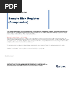 Sample Risk Register Composable