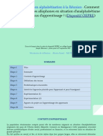 Sem 1 Exemple Année Précédente - Approche Plurielle en Alphabétisation À La Réunion - Alexia ASSATI - M2 FLE - 2022