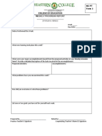 PT Form Weekly Progress Report