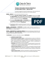 Contrato de Anteproyecto Arquitectónico Pabellón Perú