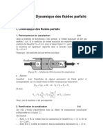 Dynamique Des Fluides Parfaits