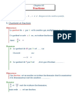 5ème - Ch. N3 - Fractions - À Trous