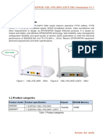 G&EPON 1GE+1FE+WiFi+CATV ONU (V2802W&V2802WT) Introduction - V1.1